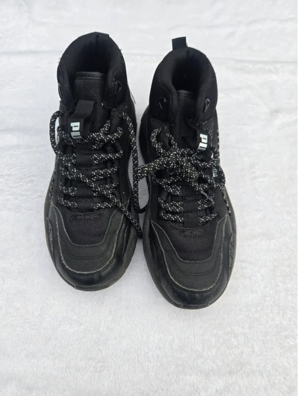 PUMA Black High Top Sneakers Size 7C / EU 39
